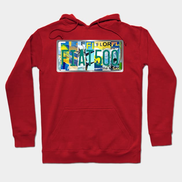 FIAT500 FL PLate Hoodie by CreativePhil